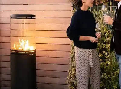 estufa de gas exterior redonda patio heater 455.427.96