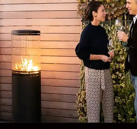 estufa de gas exterior redonda patio heater 455.427.96