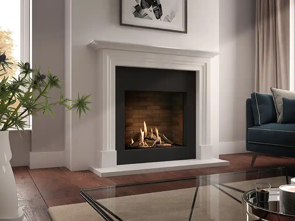 Small Elegant Expansive Gas Fire