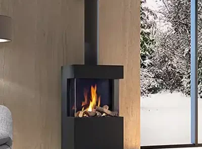 Gaskamin 3 Seiten Polo - estufa de gas dru polo