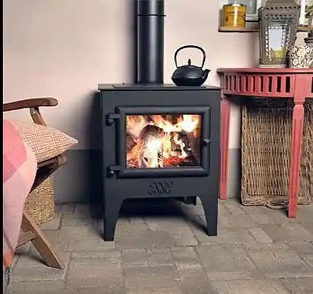 Estufa -barbacoa-jardin-portable - sarten