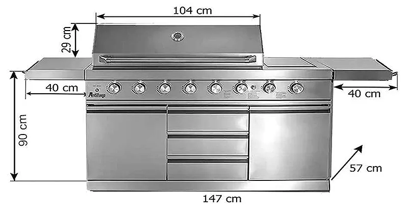 aussenkuche cocina exterior outdoor kitchen aussenkuche cocina exterior outdoor kitchen