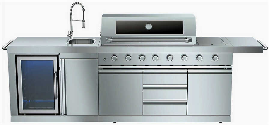 Cocina exterior - Adyma Inox