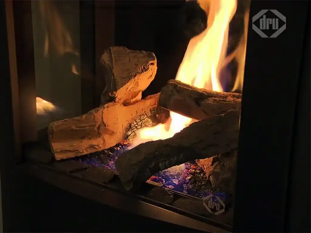 Estufa de gas cuadrada 3 lados trio