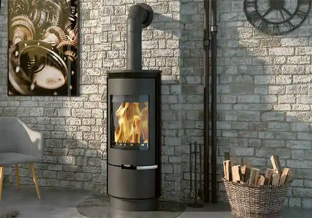 Free standing stove andorra estufas ovaladas leña