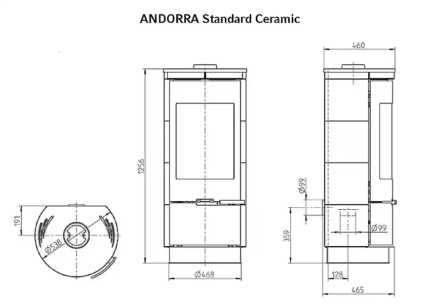 andorra estufas ovaladas leña