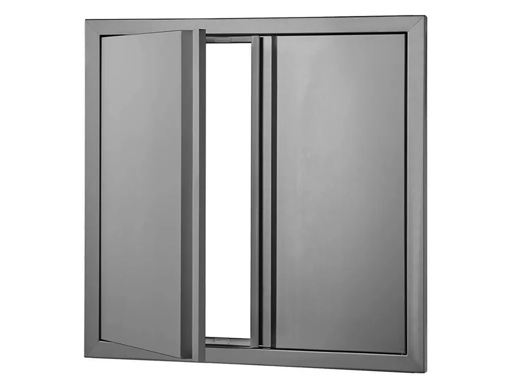 Stainless-steel-doors
