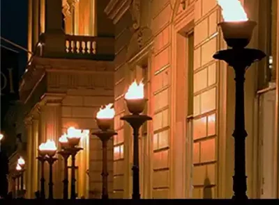 antorchas quemadores pebeteros gas-columna -flambeaux - gas burner -Gas Feuerstelle-Gasschale