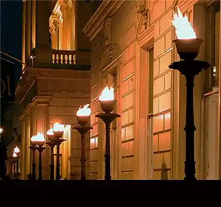 antorchas quemadores pebeteros gas-columna -flambeaux - gas burner -Gas Feuerstelle-Gasschale