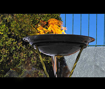 antorchas quemadores pebeteros gas- olimpic - gas burner -Gas Feuerstelle-Gasschale