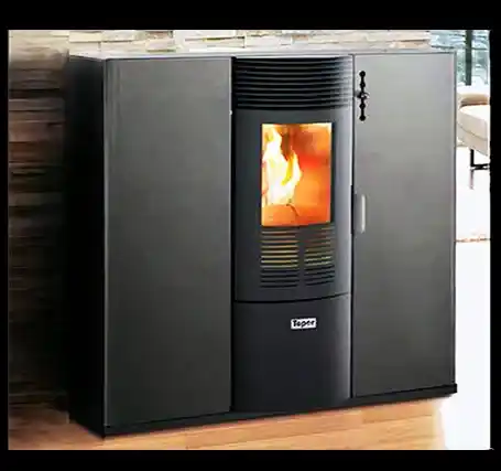 estufas pellets pasillo slim