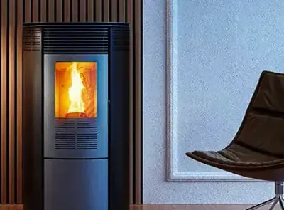 Estufa pellets redonda