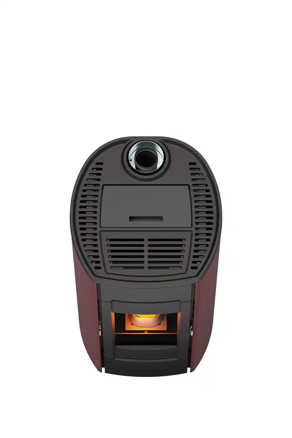 gewölbte pelletofen gusseisen hermetica