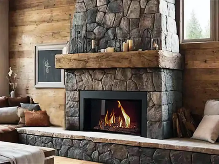 balanced flue gasfire inset - gas frente chimenea 70am