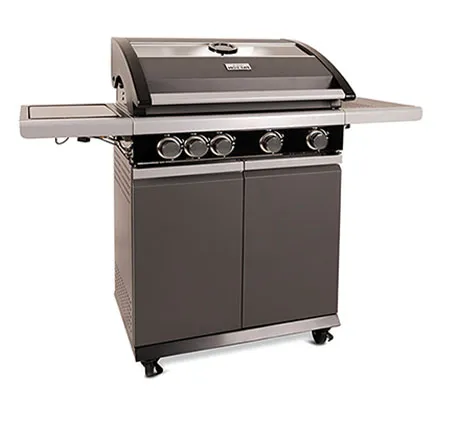 barbacoa carro 4 quemadores patio chef