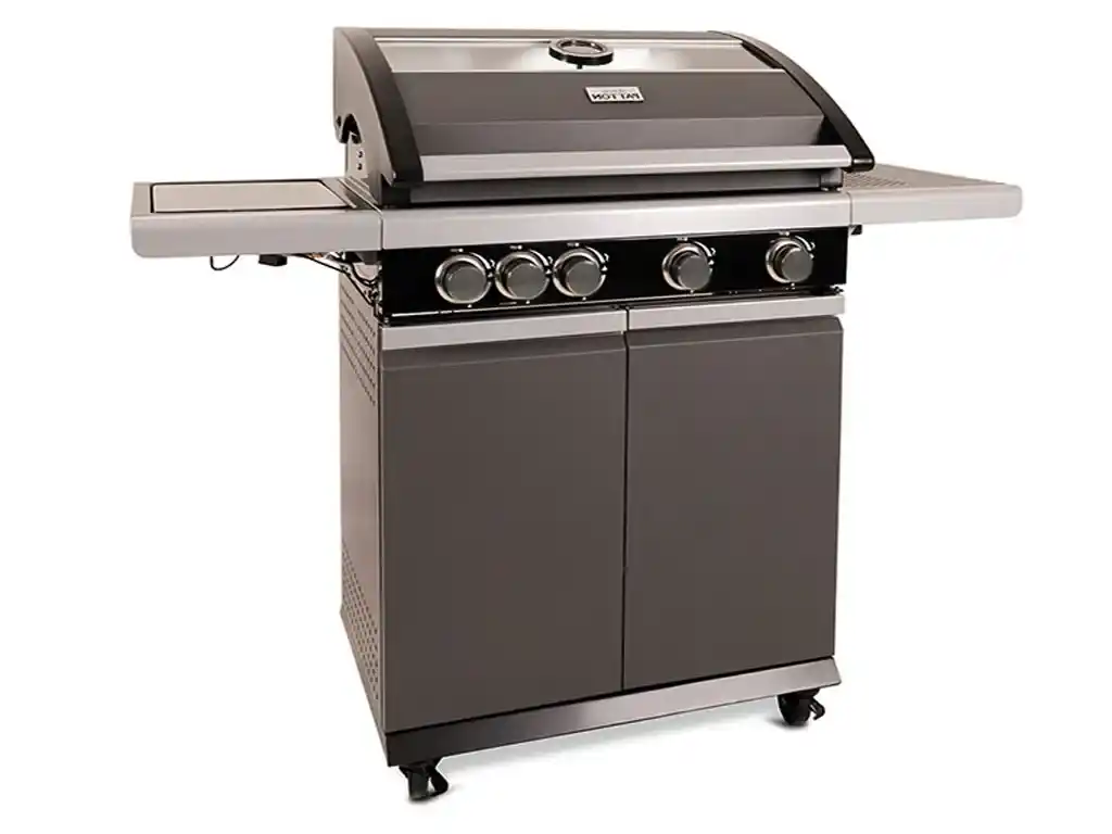 barbacoa carro 4 quemadores patio chef