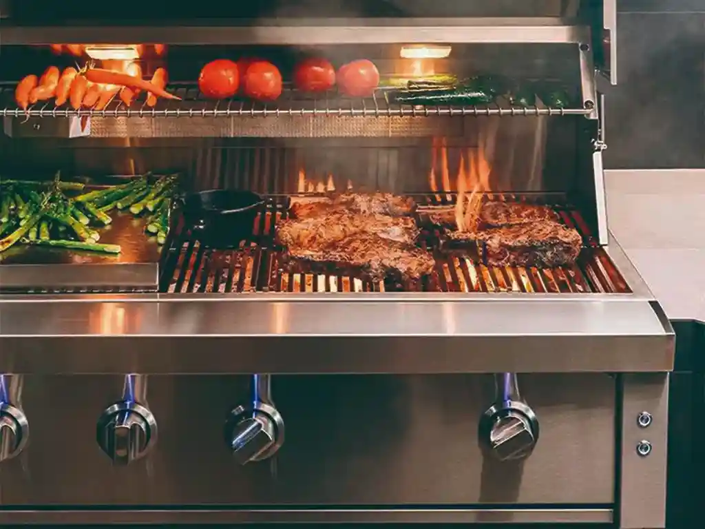 Barbacoa horno gas inoxidable - ambigrill 4