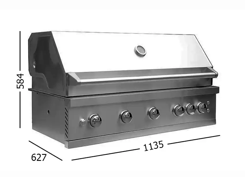 Barbacoa horno gas inoxidable - ambigrill 5