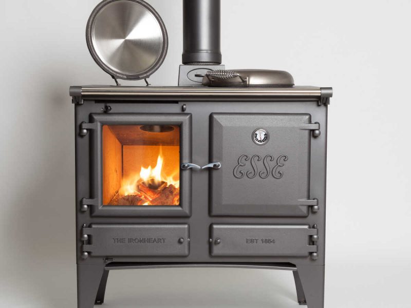 mejores cocinas rústicas gran-calidad leña ironhearth - wood burning multifuel range-cooker