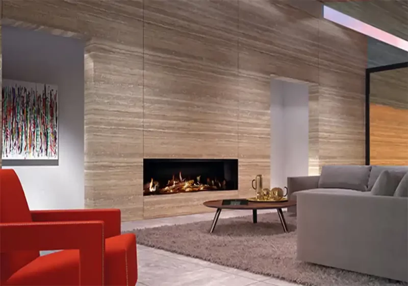 PANORAMICA GAS FRENTE 200 glass fronted gas fire 200