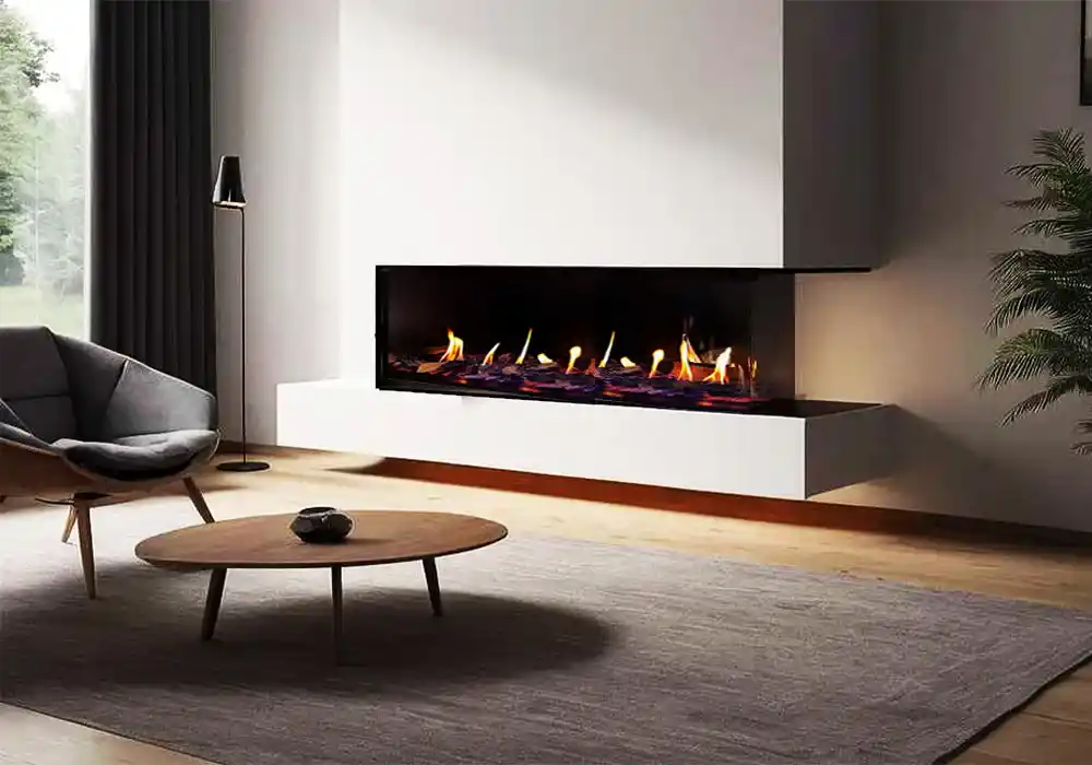 chimenea bioetanol esquina 1400