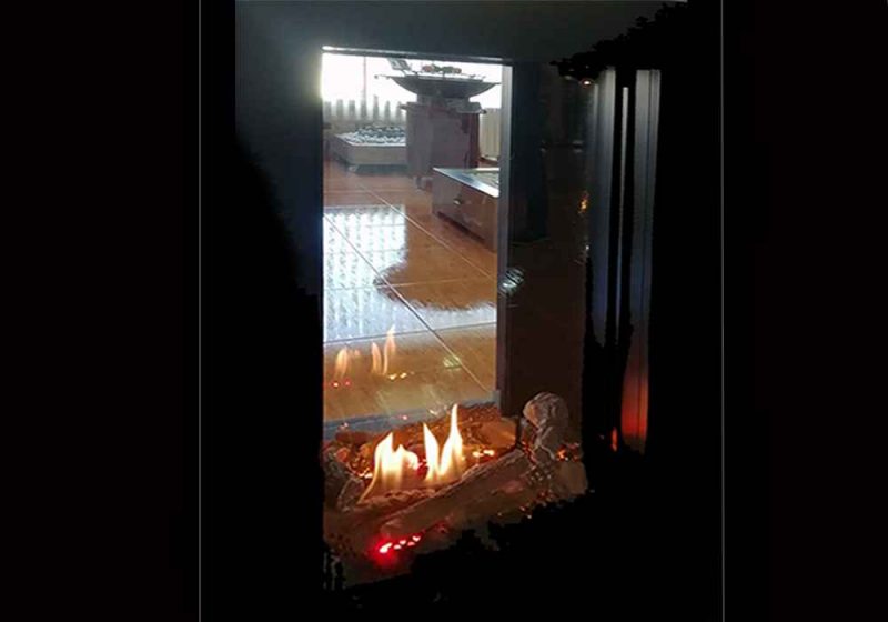 chimenea bioetanol tunel tall