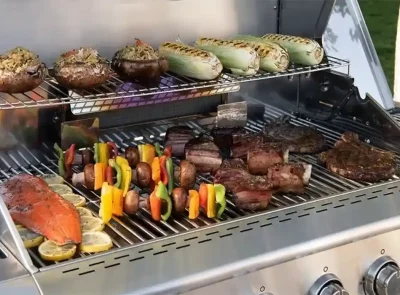 barbacoa acero inoxidable robusta