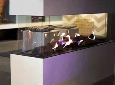 chimenea gas 4 lados