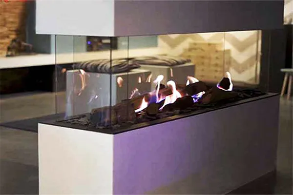 chimenea gas 4 lados