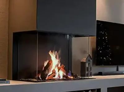 3 SIDED GAS FIRE