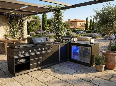 Einbau -Outdoor Gasgrille