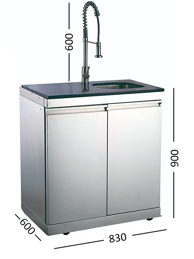 fregadero cocina exterior modulo